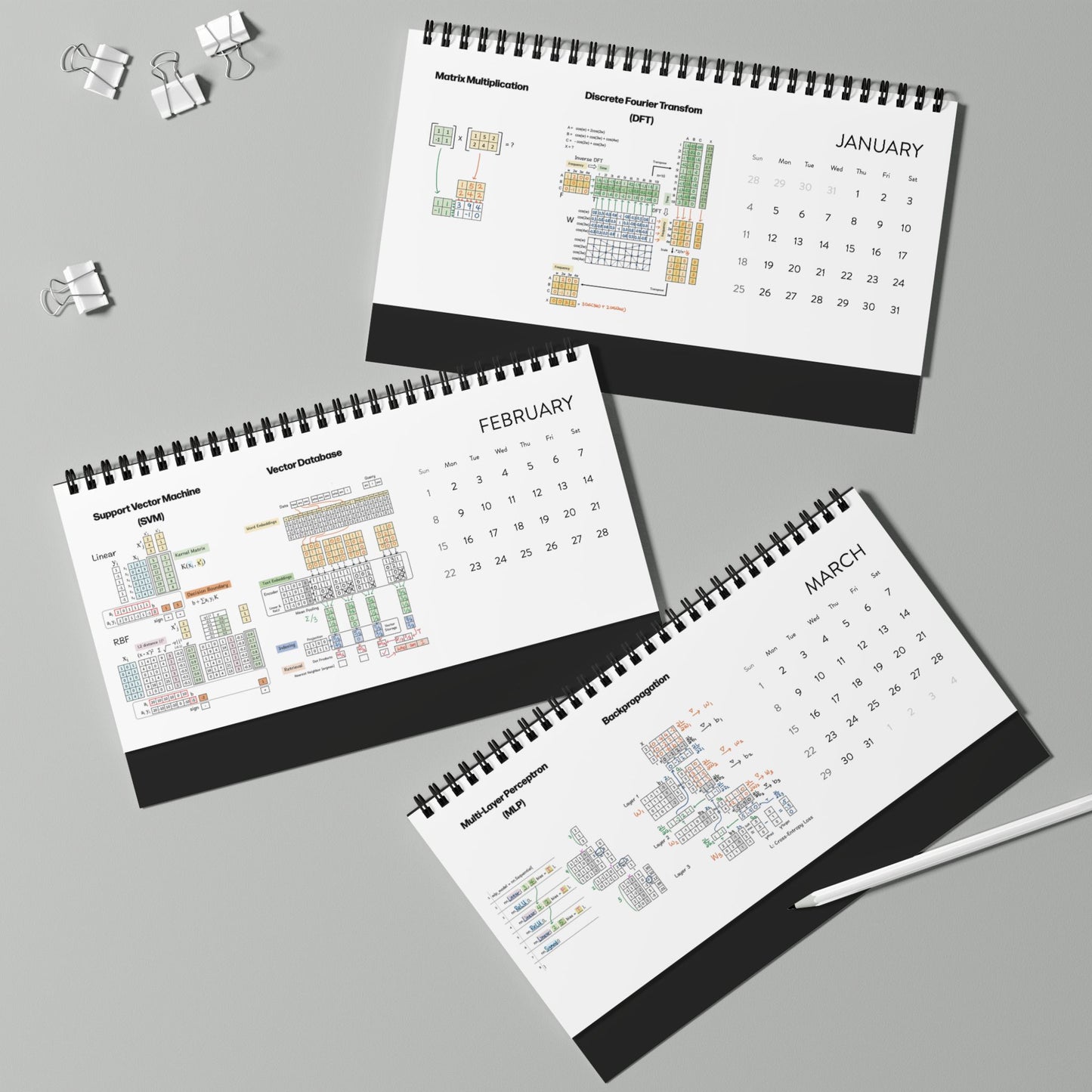 AI by Hand ✍️ 2026 Desk Calendar