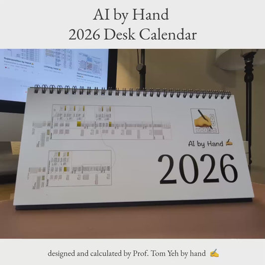 AI by Hand ✍️ 2026 Desk Calendar